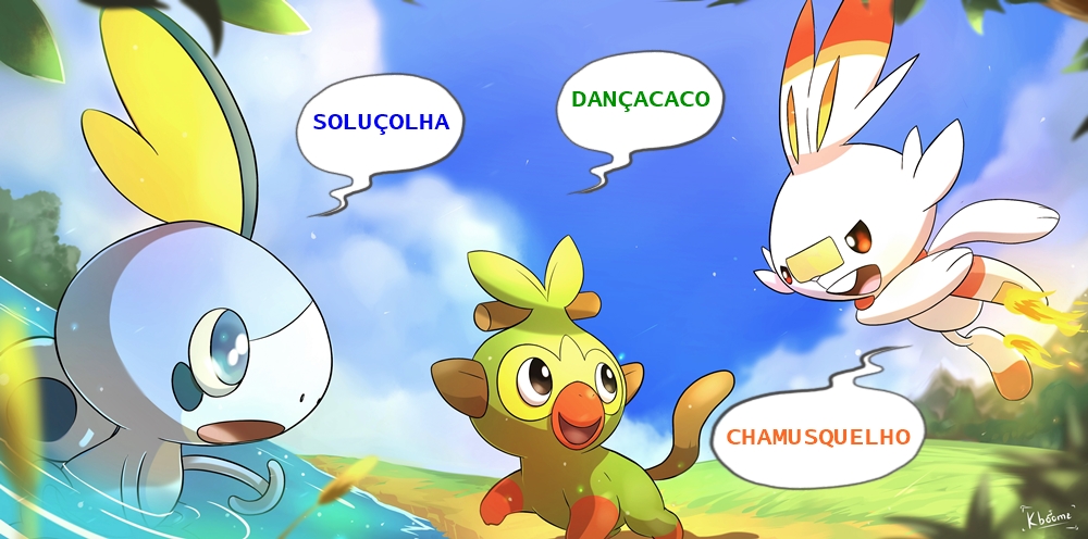 Nomes em português dos pokémon da Geração VIII + Geração VII – URUK